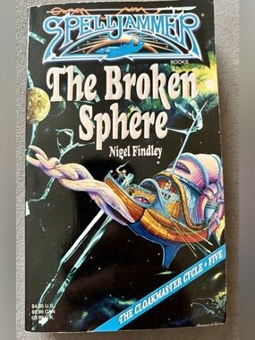 Spelljammer: The Broken Sphere, Cloakmaster Cycle 5, First Edition D&D Paperback